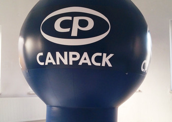 balon kula z nadrukiem