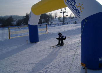 brama reklamowa z nadrukiem