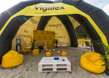 namiot pneumatyczny pająk