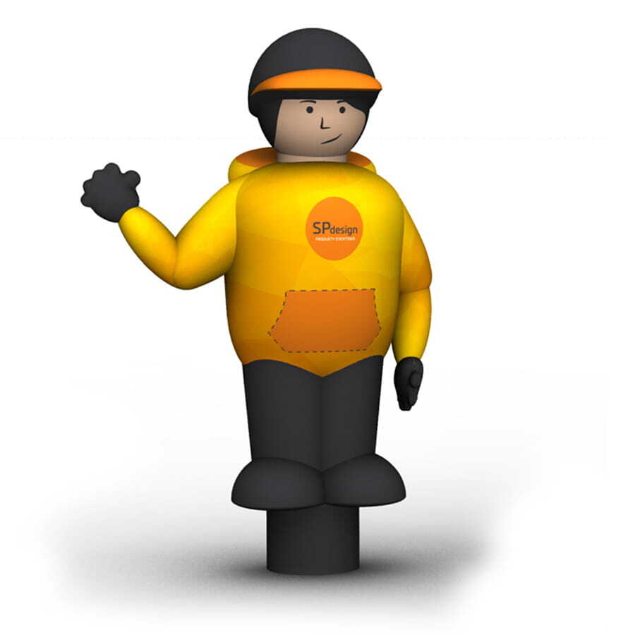 Człowiek do zadań specjalnych - pneumatyczny machacz reklamowy