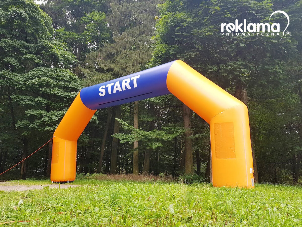 Otwórz się na sukces - dmuchane bramy z nadrukiem indywidualnym